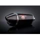 Ligne 4 en 1 Yoshimura silencieux R-77D inox-carbone GSXR-600 L2 