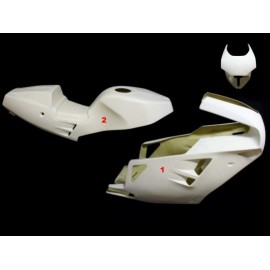 Carénage poly complet racing 2 parties fibre de verre YB8, YB8 Furano 1992-1993, YB11 SRT FAIRINGS