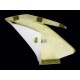 Flanc droit fibre de verre  RSV4 09-12 SRT FAIRINGS