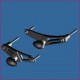 Protections de cadre Racing Bullet côtés gauche et droit GB Racing Daytona 675 2006-2012, 675 Street Triple, R 2007-2016