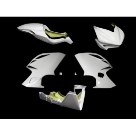 Carénage complet 5 parties selle origine fibre de verre F4, F4 RR 2010-2013 SRT FAIRINGS