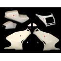 Carénage poly complet 4 parties route fibre de verre 750 SS 91-97, 900 SS 91-97 SRT FAIRINGS