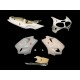 Carénage  poly complet route 5 parties selle origine fibre de verre  T595 Daytona, 955 Daytona 1997-2001 SRT FAIRINGS