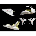 Carénage poly complet 5 parties selle origine fibre de verre CBR600RR 07-08 SRT FAIRINGS  SRT FAIRINGS