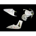 Carénage poly complet 3 parties selle origine fibre de verre CBR600RR 07-08 SRT FAIRINGS