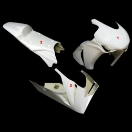 Carénage complet 3 parties version 2 fibre de verre CBR1000RR 08-11 SRT FAIRINGS