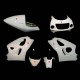 Carénage complet route 5 parties selle origine fibre de verre GSXR600 GSXR750 J6-J9 SRT FAIRINGS