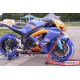 Carénage complet racing 3 parties fibre de verre GSXR600 GSXR750 K6-K7 SRT FAIRINGS