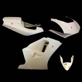 Carénage complet 3 parties selle origine fibre de verre RGV 250 Gamma 88-96 SRT FAIRINGS