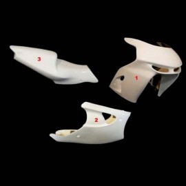 Carénage poly complet 3 parties racing fibre de verre ZX-6R 1998-1999 SRT FAIRINGS