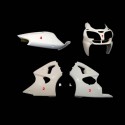 Carénage poly complet route 4 parties fibre de verre ZX-6R 2000-2002 SRT FAIRINGS