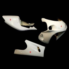 Carénage complet 3 parties selle origine fibre de verre ZX-7R 1996-2002 SRT FAIRINGS