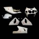 Carénage complet 5 parties route selle origine fibre de verre ZX-7R 1996-2002 SRT FAIRINGS