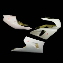 Carénage poly complet 3 parties selle origine fibre de verre ZXR 750 1993-1995 SRT FAIRINGS