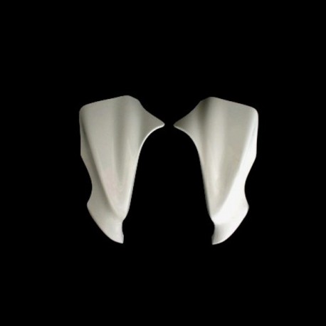 Paire de protections/écopes fibre de verre pour feux avant ER-6f, ER-6n 2006-2008 SRT FAIRINGS