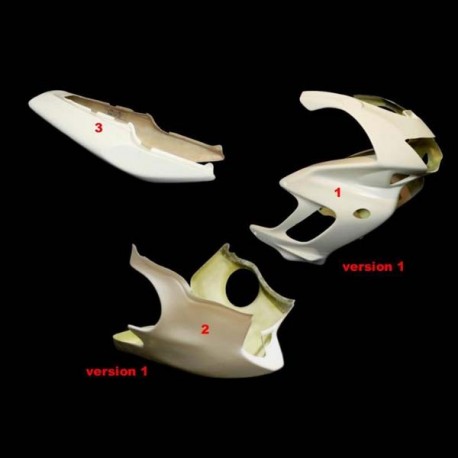 Carénage complet 3 parties route version 1 fibre de verre VTR 1000 Firestorm SRT FAIRINGS