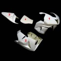 Carénage poly complet 4 parties fibre de verre CBR600RR 2009-2012 SRT FAIRINGS