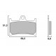 Plaquettes de frein avant Brembo SR Sinter Racing/Route KAWASAKI, SUZUKI, YAMAHA