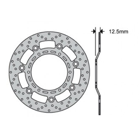 Disque de frein avant FRANCE EQUIPEMENT CBR600RR 09-12