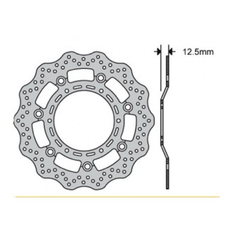 Disques de freins Avant Vag FRANCE EQUIPEMENT CBR600RR 09-12