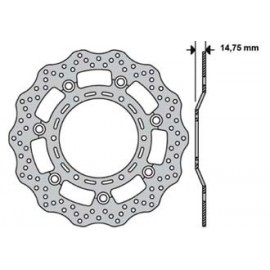 Disque de frein avant Vag FRANCE EQUIPEMENT CBR1000RR 2008-2016