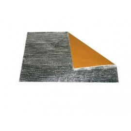 Feuille adhésive aluminium de protection thermique pare-chaleur 200x300 mm