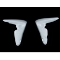 Paire d' écopes de radiateur fibre de verre Speed Triple 1050 2008-2010 SRT FAIRINGS