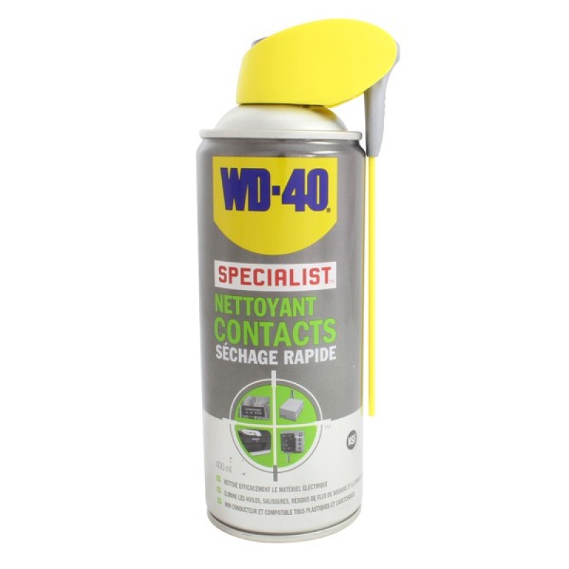 WD-40 Nettoyant Contacts 400Ml Pulverisateur Systeme Pro - PAM RACING