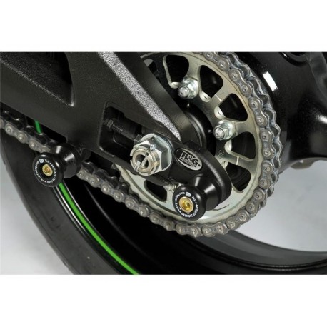 Diabolos Support Béquille 10mm avec Platine R&G Racing ZX10R 2011-2015, ZX6R 636 2019-2026