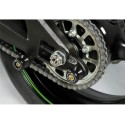 Diabolos Support Béquille 10mm avec Platine R&G Racing ZX10R 2011-2015, ZX6R 636 2019-2026