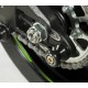 Diabolos Support Béquille 10mm avec Platine R&G Racing ZX10R 2011-2015, ZX6R 636 2019-2024
