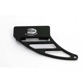 Protection de Chaine en Aluminium Finition Noire R&G Racing R6 2003-2006, 675 Daytona 2006-2012