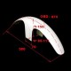 Garde-boue avant Cafe Racer Version 2 fibre de verre 250, 350 CM3 19 Pouces SRT FAIRINGS