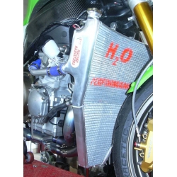 Radiateur d'eau grande capacité Kawasaki ZX-6R 2005-2006 H2O Performance