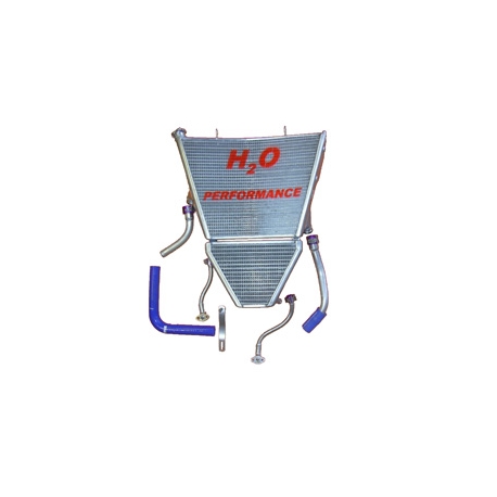 Radiateur d'eau et d'huile grande capacité H2O performance Suzuki GSXR1000 K7/K8
