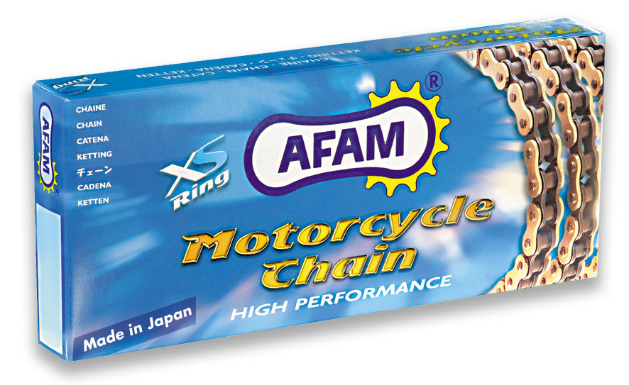 Kit Chaîne AFAM 520 XMR3 Pour Yamaha TT 600 E 4LW (1996-1998) - Inclut Chaîne 110 Maillons, Pignons 15/47 Dents - Transmission Complète - 5