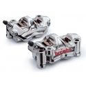 Paire d'étriers de frein radiaux taillés masse assemblés HPK BREMBO GP4 RX 32/32 100 mm