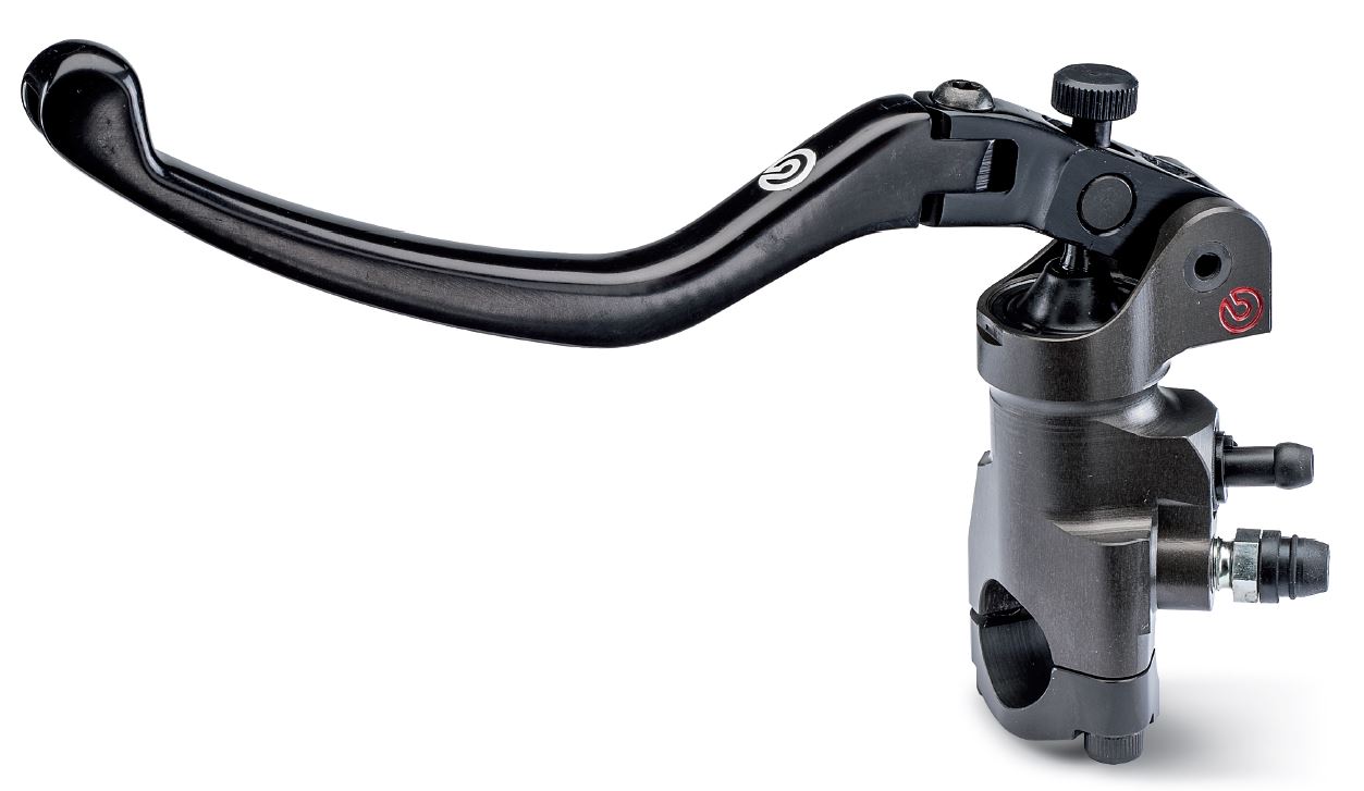 Maître-cylindre D'embrayage CNC Universel RCS19 7/8" Pour Moto - Aluminium Noir, Réglable, Gauche