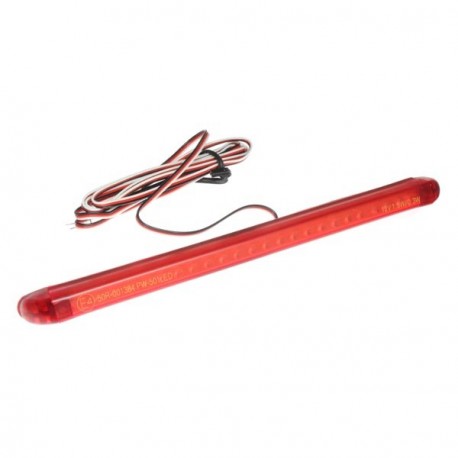 Feu Arrière à LED 12.6 cm 12V 1.5W/0.3W Rouge