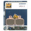 Plaquettes de freins arrière AP RACING SR route métal fritté 848, 1098, 1198 2008-2013 RSV4 2009-2022