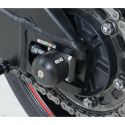 Tampons de protection de bras oscillant R&G Racing Suzuki avec diamètre d'axe arrière de 14mm / 19.5mm