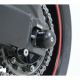 Tampons de protection de bras oscillant R&G Racing Suzuki avec diamètre d'axe arrière de 14mm / 19.5mm
