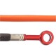 Kit durites de frein AV+AR aviation gaine orange / raccord rouge R1 07-08