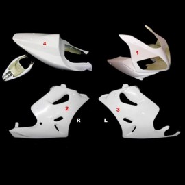 Carénage complet 4 parties route version 1 fibre de verre SV 650/1000 2003-2013 SRT FAIRINGS