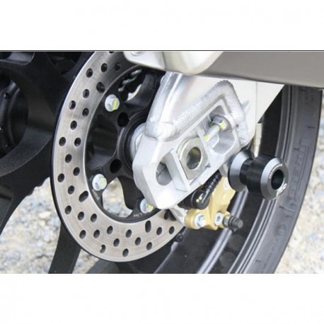 Diabolos support de béquille 6 mm GSG MOTO pour APRILIA en plastique noir