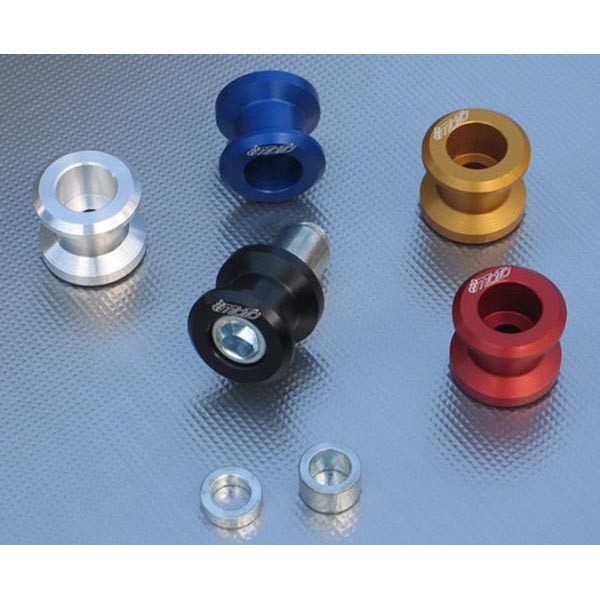 Aramox 2pcs Support Moto CNC Béquille Arrière Bras Oscillant - Couleur Or