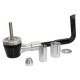 Protection de levier de frein aluminium noir, argent ou or type 1