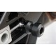 Diabolos support béquille 8 mm GSG MOTO S1000RR, HP4, S1000R plastique noir