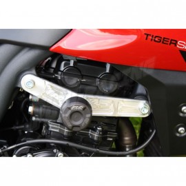 Tampons de protection avec platines de déport GSG MOTO Tiger 1050 Sport 2013-2014