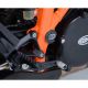 Paire d'inserts de cadres R&G Racing Adventure 1050/1090/1190, Super Adventure 1290, 1290 Superduke R/GT